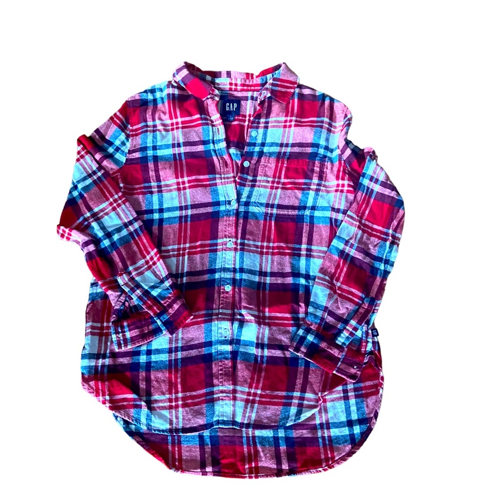 Gap plaid size small